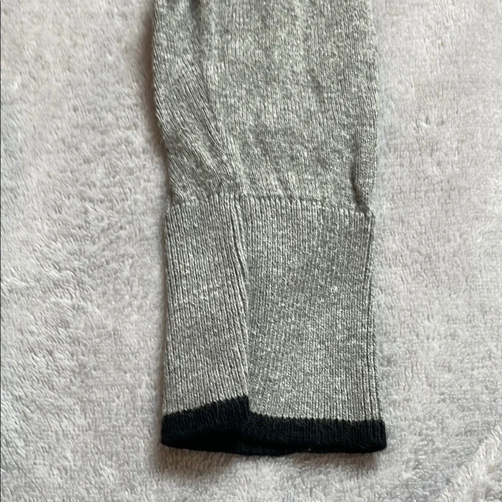 Market & Spruce Gray Polka Dot Sweater